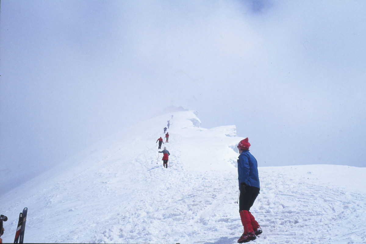 Aufstieg zur Wildspitze, dem höchsten Berg Tirols